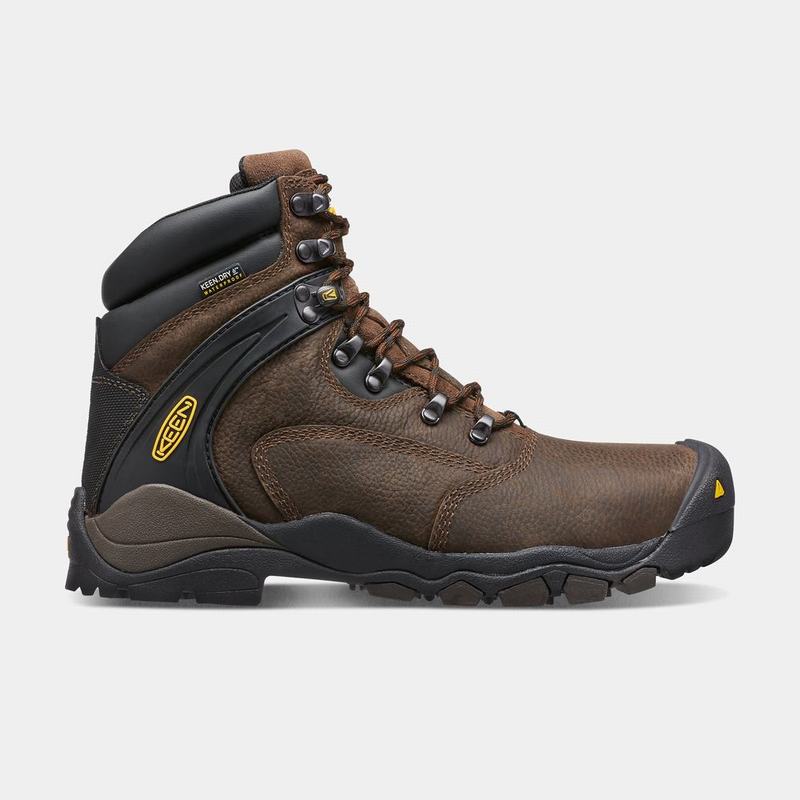 Botas De Trabajo Keen Louisville 6" Steel Toe Para Hombre Marrom - Botas Keen Mexico (419260-ESZ)